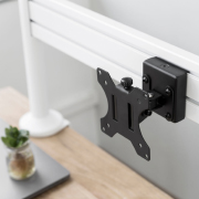 Kit Slatwall 120cm + 2 supporti da tavolo + supporto monitor