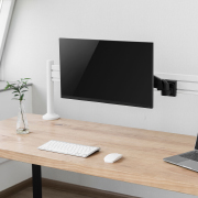 Kit Slatwall 120cm + 2 supporti da tavolo + braccio monitor