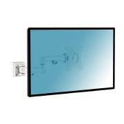 Braccio monitor PC 17-32" per binario Slatwall 