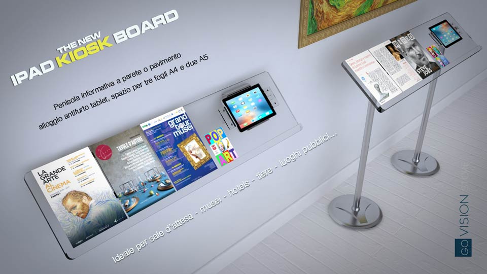 iPad kiosk da pavimento