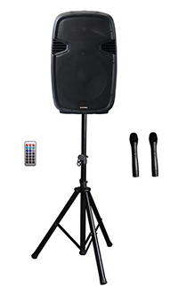 impianto audio amplificato portatile