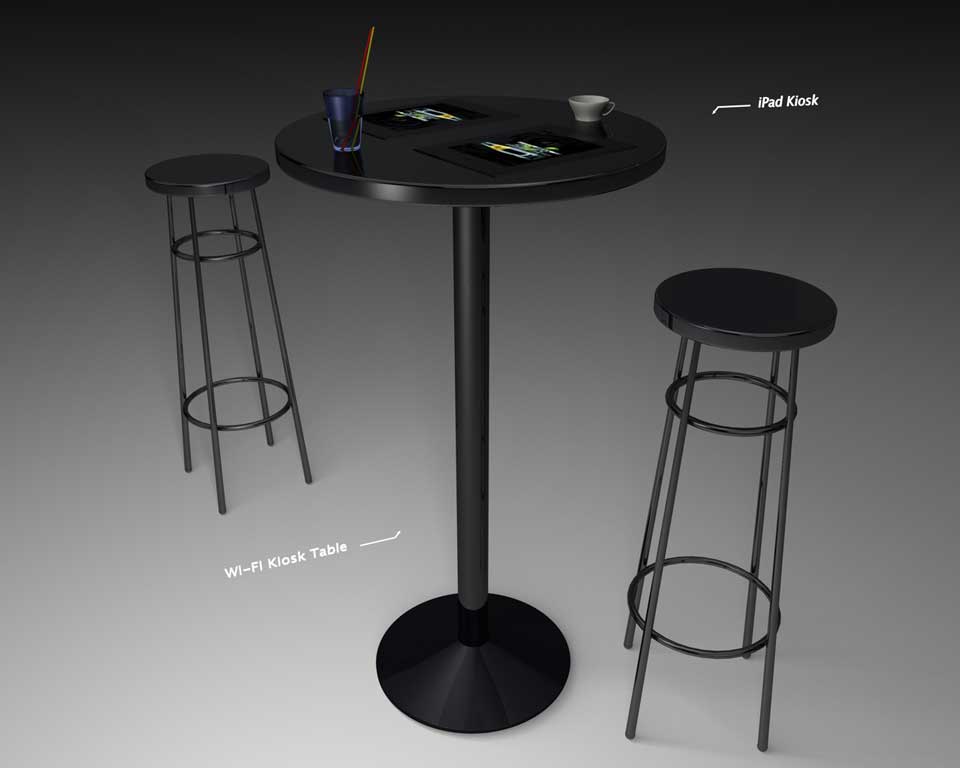 round bar table