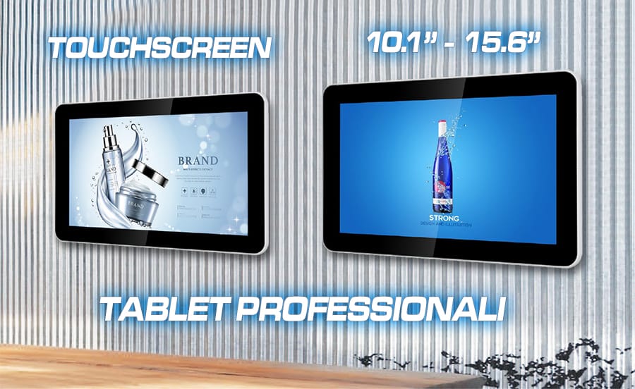 Tablet - touch screen professionale HDMI-USB-RJ45