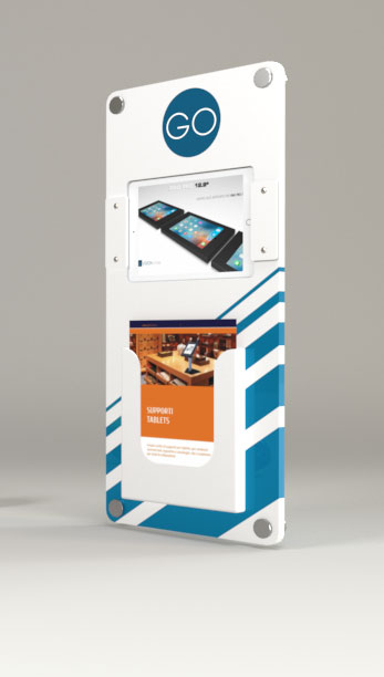 stand da parete iPad